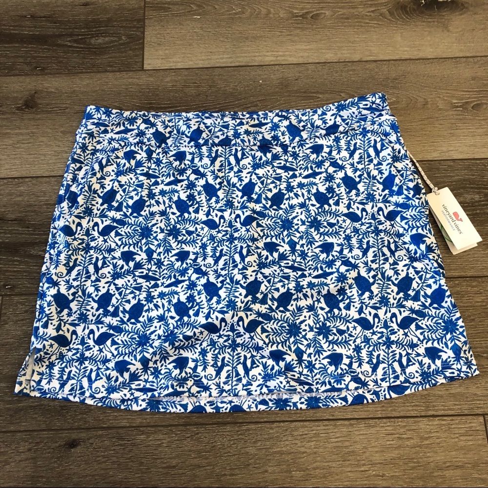 Vineyard Vines Performance Skirt Skort Blue L